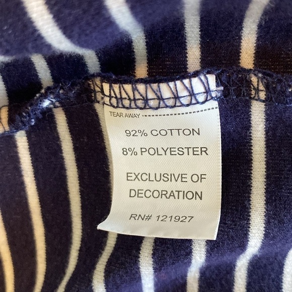 Johnnie-O full zip hooded jacket navy with stripes  size XLarge? - Picture 5 of 11